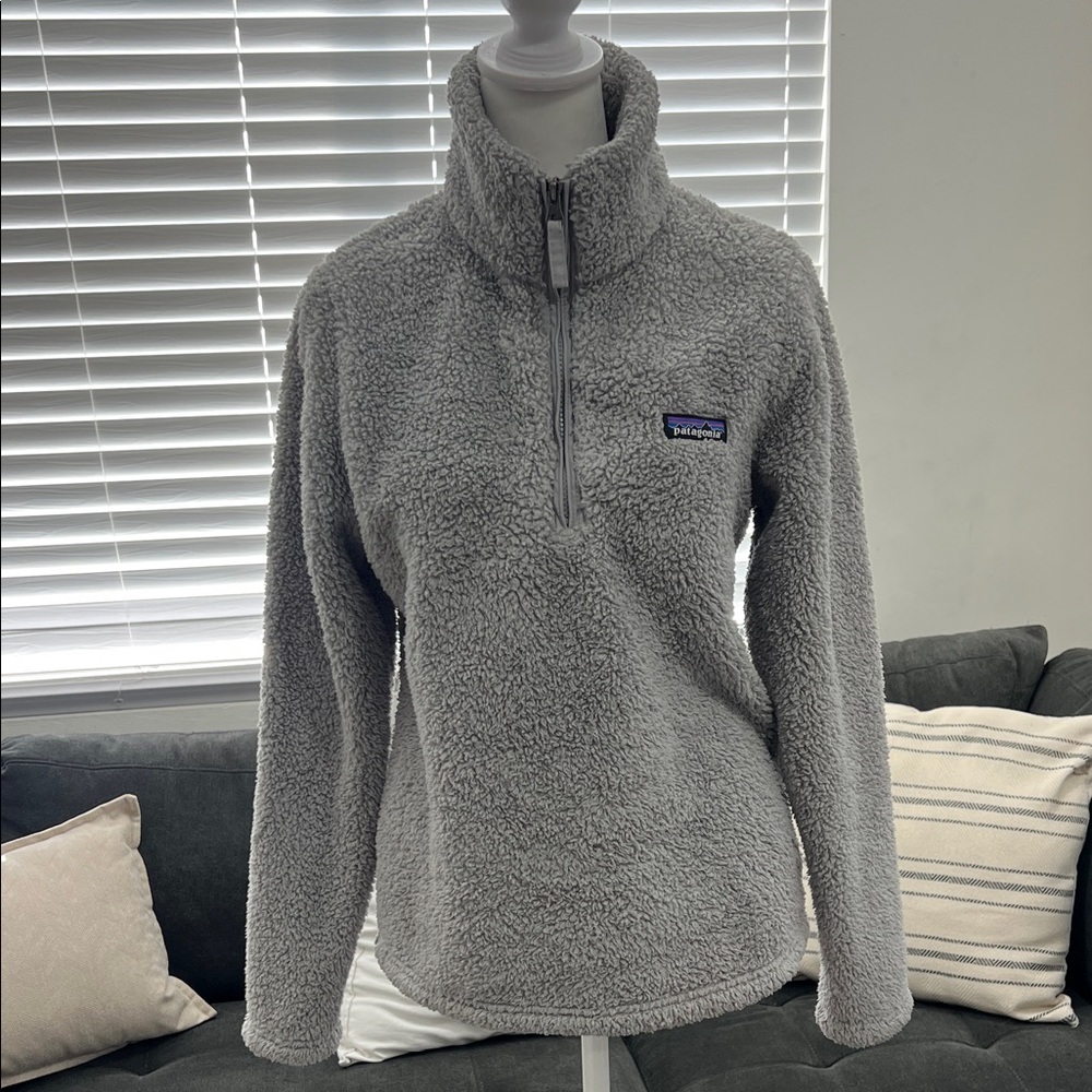 Patagonia Women's Gray Quarter-Zip Fleece - Picture 6 of 13